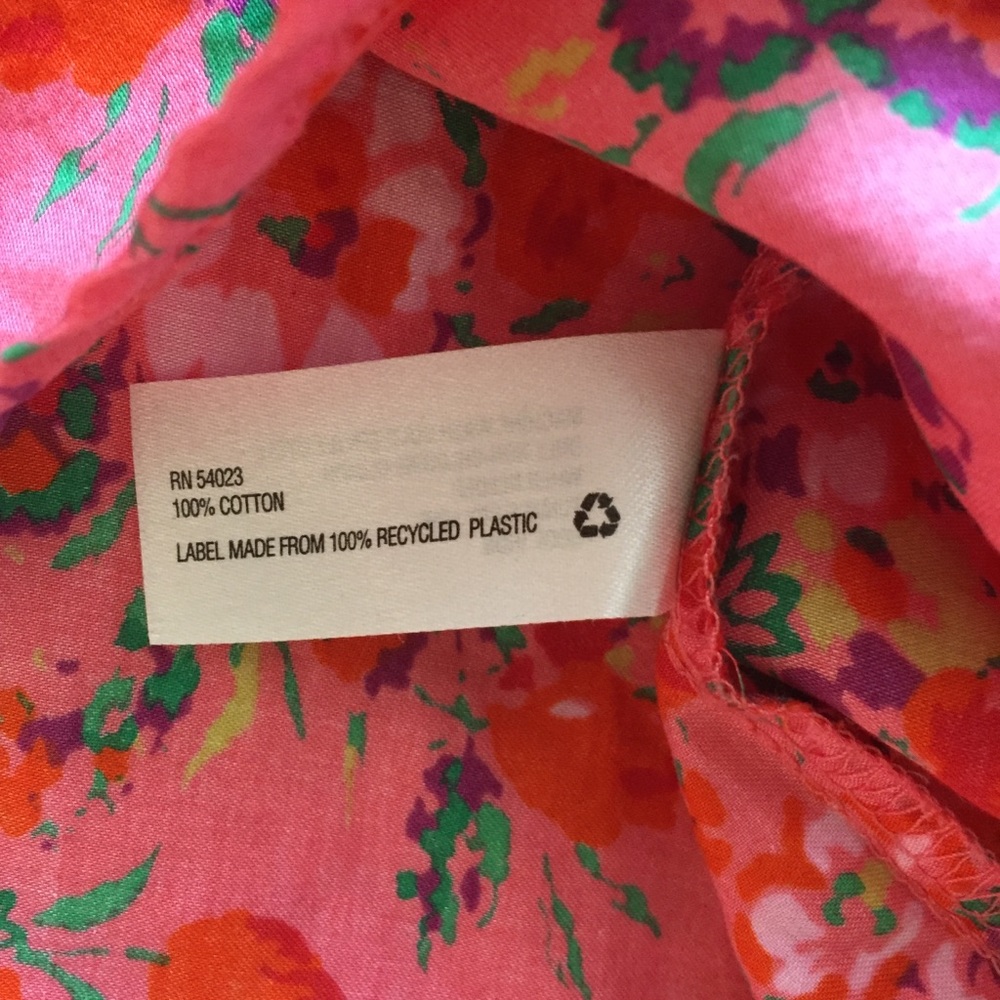 Gap Floral Collared Button Spring Print Dress Xs - image 5